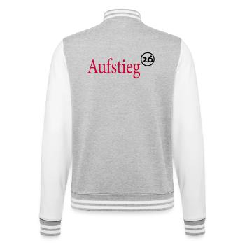 Promu Promotion 2026 - Veste Teddy - gris chiné / blanc - Dos - Marisol (170cm)