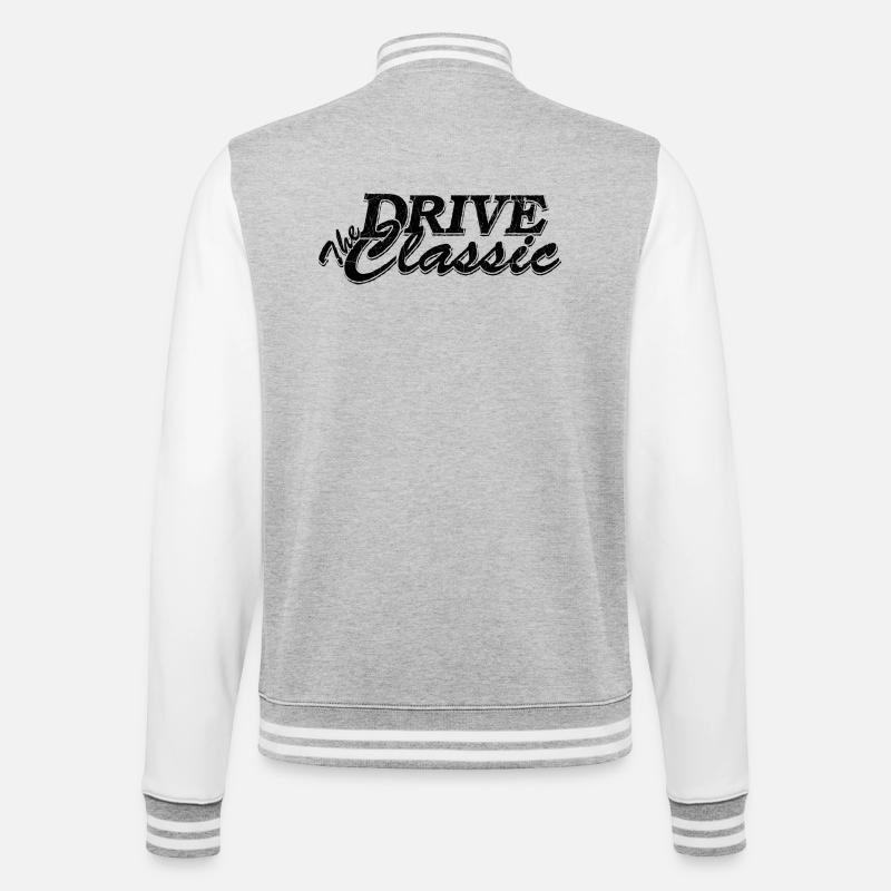 Drive The classique - Veste Teddy - gris chiné / blanc