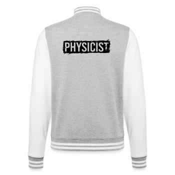 Inscription du physicien - Veste Teddy - gris chiné / blanc - Dos - Marisol (170cm)