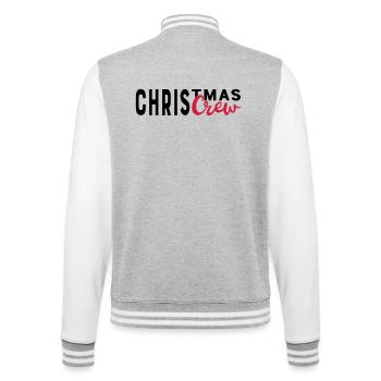 Noël - Veste Teddy - gris chiné / blanc - Dos - Marisol (170cm)