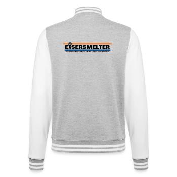 Eisersmelter 1882 - College Sweat Jacket - heather grey/white - Back - Marisol (170cm)