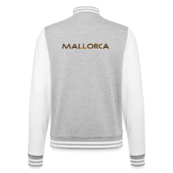 Majorque - Veste Teddy - gris chiné / blanc - Dos - Marisol (170cm)