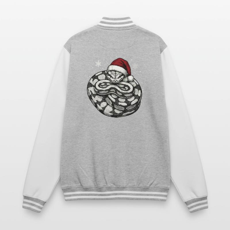 Serpent roi python roi de Noël Python boule Veste Teddy