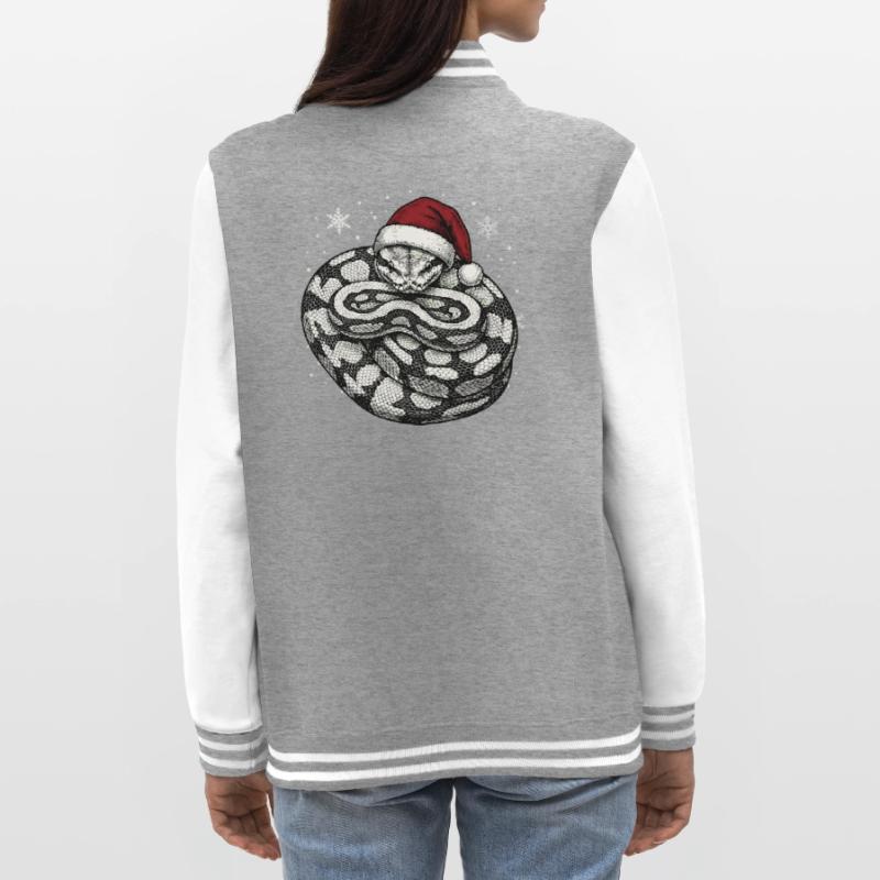 Serpent roi python roi de Noël Python boule Veste Teddy