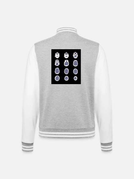Bild von MRT Scanner Geschenk Manip Radio Radiologie - College-Sweatjacke - Grau meliert/Weiß