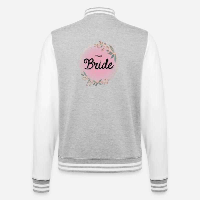 Équipe Bride4 - Veste Teddy - gris chiné / blanc
