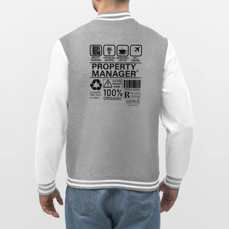 Property Manager Multi Tasking Problem Solving College Sweat Jacket