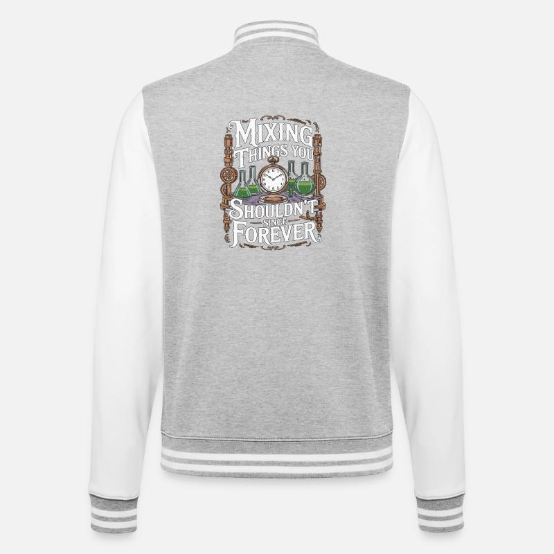 Lab Technician Mixing Things You Phlebotomist - College-Sweatjacke - Grau meliert/Weiß
