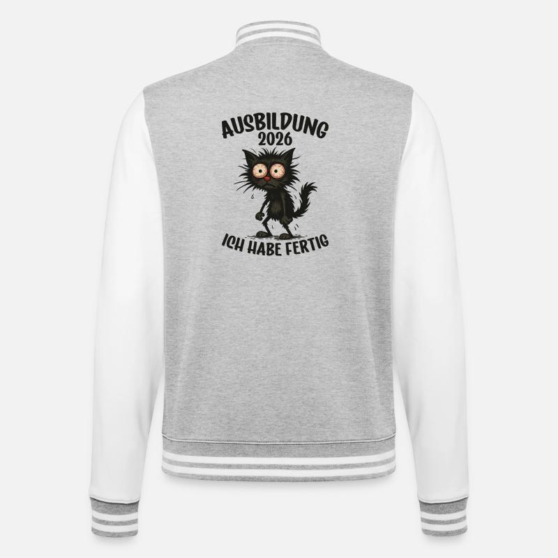 Training 2026 Trainee Qualification Trainee - College Sweat Jacket - heather grey/white