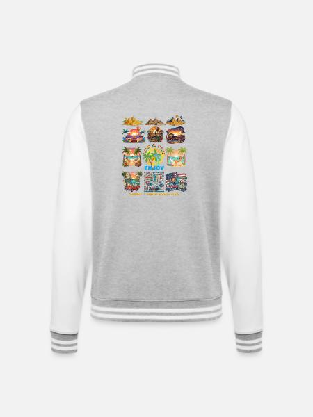 Summer Vacation – Limited Edition 2026 - College Sweat Jacket - heather grey/white