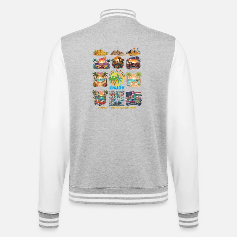 Summer Vacation – Limited Edition 2026 - College Sweat Jacket - heather grey/white