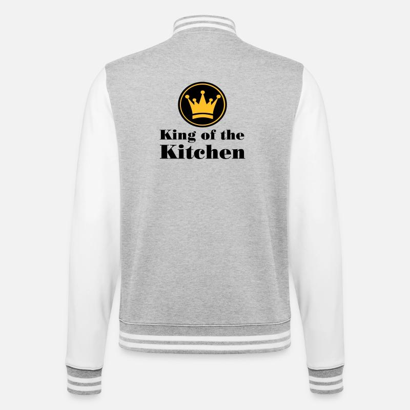 Koch - Veste Teddy - gris chiné / blanc