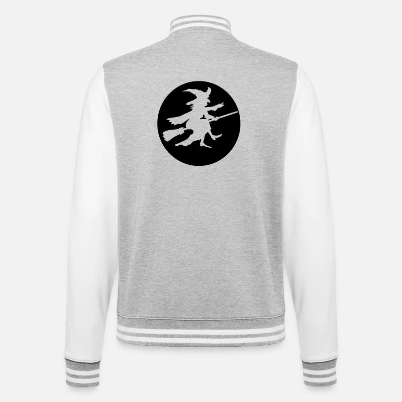 Witch 2 - Veste Teddy - gris chiné / blanc