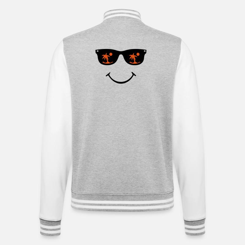Sunglasses - College Sweat Jacket - heather grey/white
