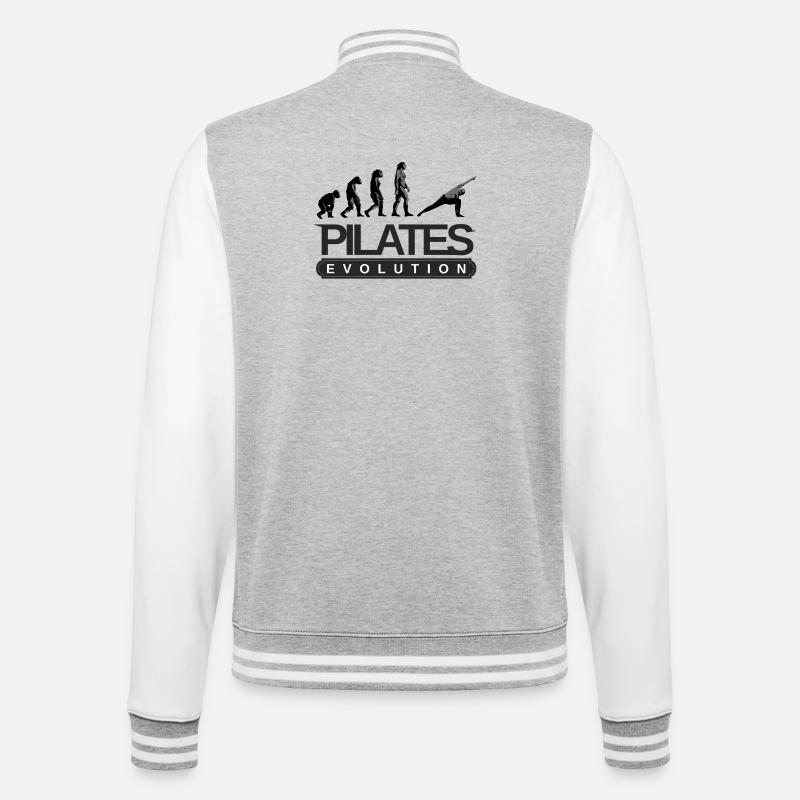 Pilates Evolution Fitness Training Dites - Veste Teddy - gris chiné / blanc