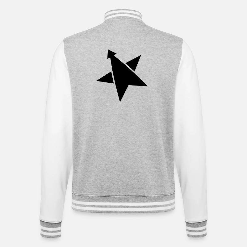 Rocket STAR - Veste Teddy - gris chiné / blanc