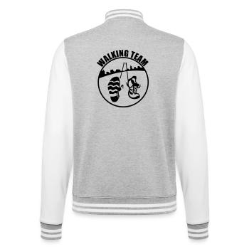 walking team - Veste Teddy - gris chiné / blanc - Dos - Marisol (170cm)