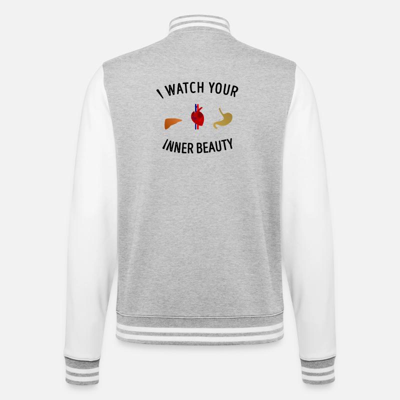 Aerzte Interne Beauté Médecine Chirurgien cadeau - Veste Teddy - gris chiné / blanc