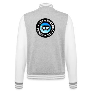 Moniteur d’après-ski Label de qualité des sports d’hiver - Veste Teddy - gris chiné / blanc - Dos - Marisol (170cm)
