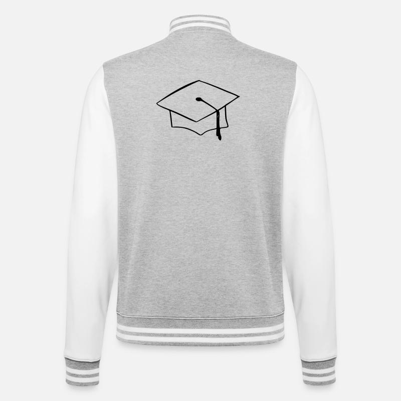Chapeau de fin d’année - Veste Teddy - gris chiné / blanc