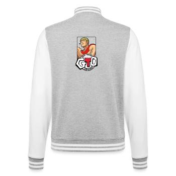 Onizuka Great Teacher - Veste Teddy - gris chiné / blanc - Dos - Marisol (170cm)