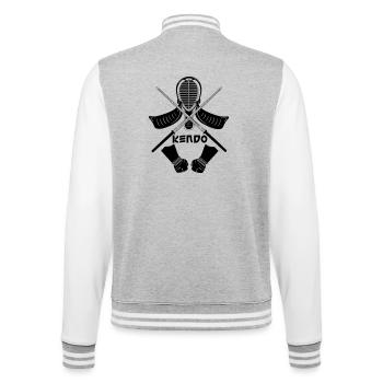 Équipement de Kendo - Veste Teddy - gris chiné / blanc - Dos - Marisol (170cm)