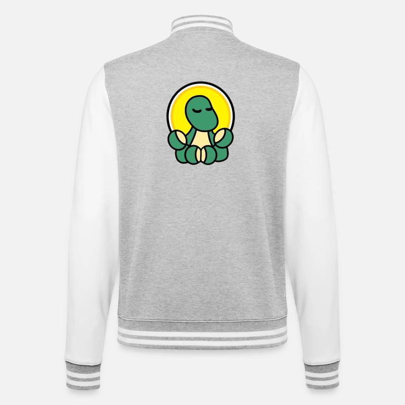 Dolly Zen - Veste Teddy - gris chiné / blanc