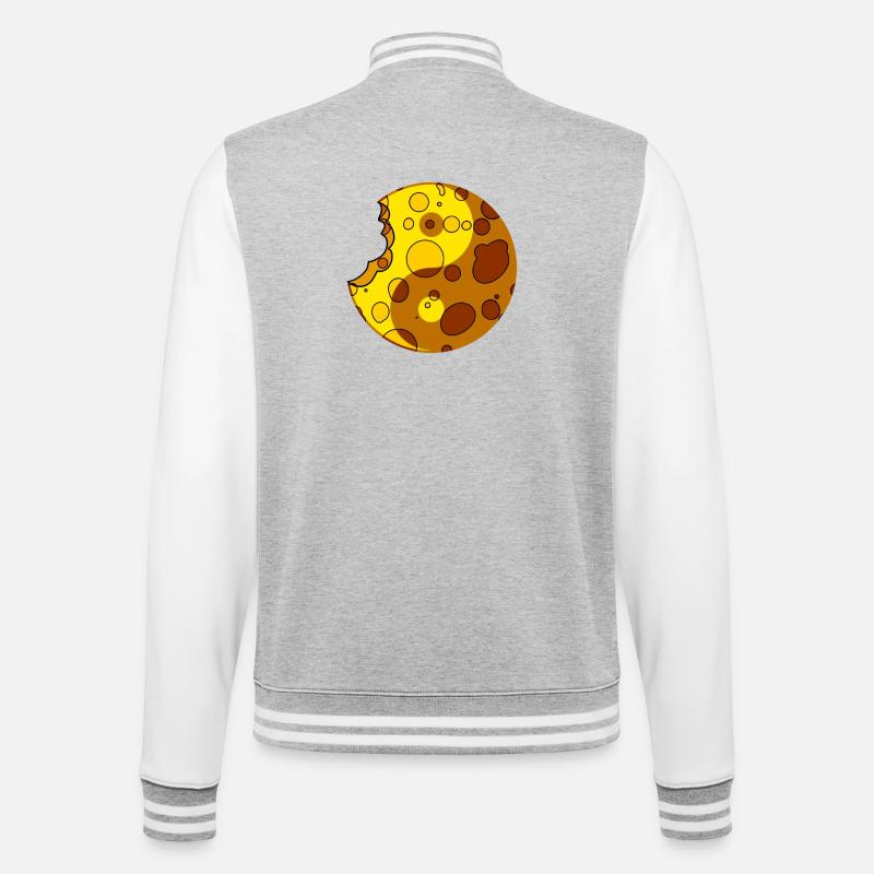 Fromage Yin Yang - Veste Teddy - gris chiné / blanc