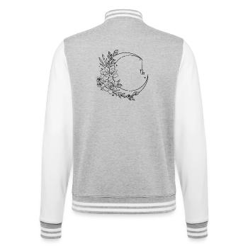 Impossible d’analyser - Veste Teddy - gris chiné / blanc - Dos - Marisol (170cm)