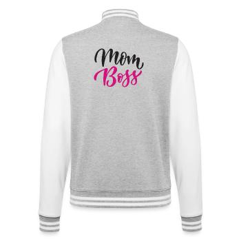 Meilleure maman - Veste Teddy - gris chiné / blanc - Dos - Marisol (170cm)