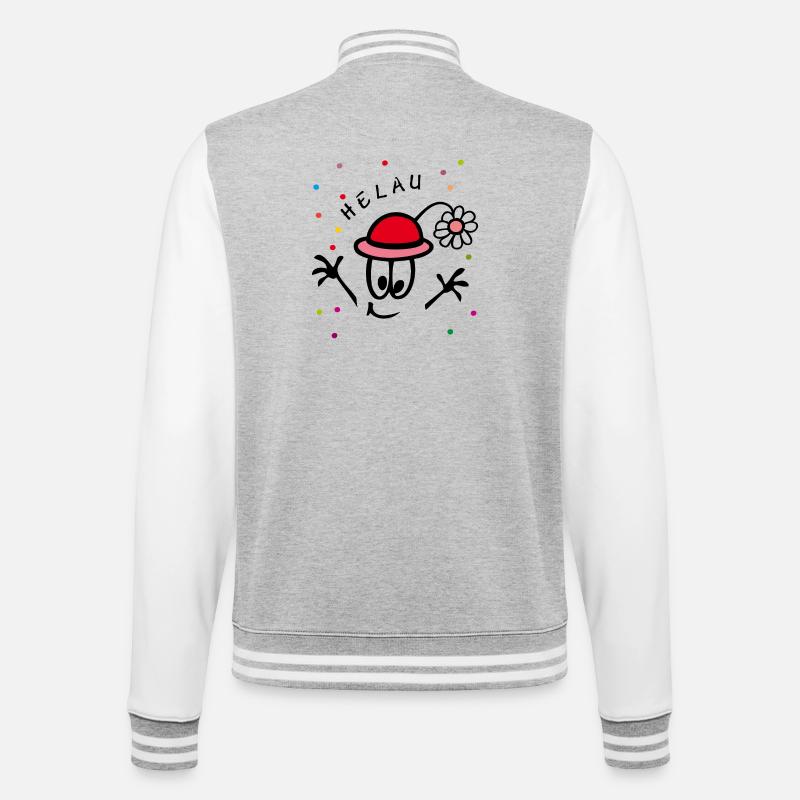Carnival, Carnival, Comic - College Sweat Jacket - heather grey/white