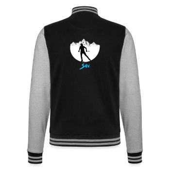 Ski de fond - Veste Teddy - noir/gris chiné - Dos - Marisol (170cm)