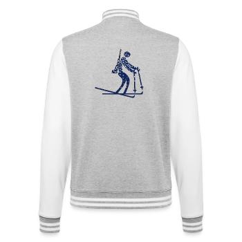 SPORTS D’HIVER BIATHLON Biathlète - Veste Teddy - gris chiné / blanc - Dos - Marisol (170cm)
