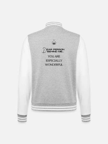 Charité - Veste Teddy - gris chiné / blanc