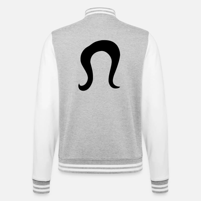 Coiffure - Veste Teddy - gris chiné / blanc