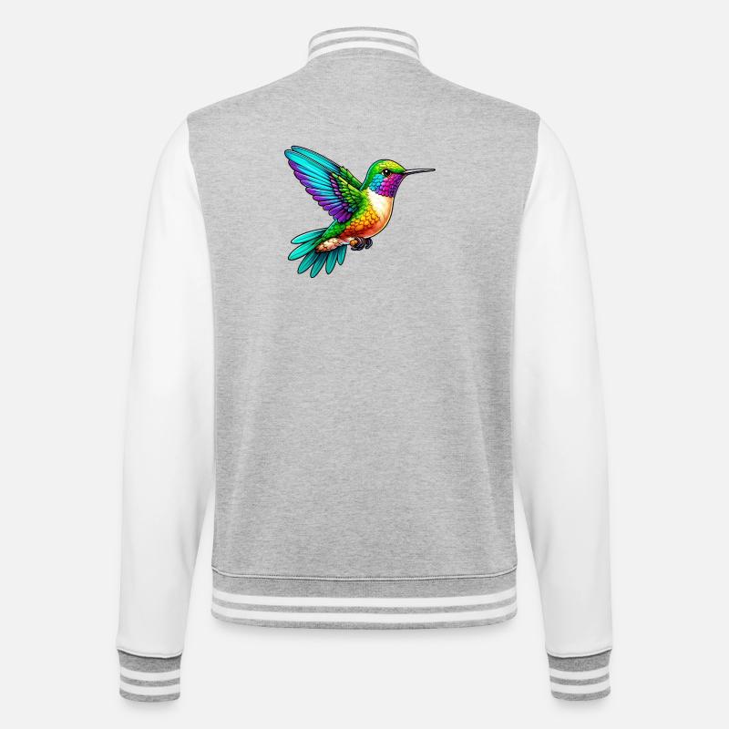 Colibri - Veste Teddy - gris chiné / blanc