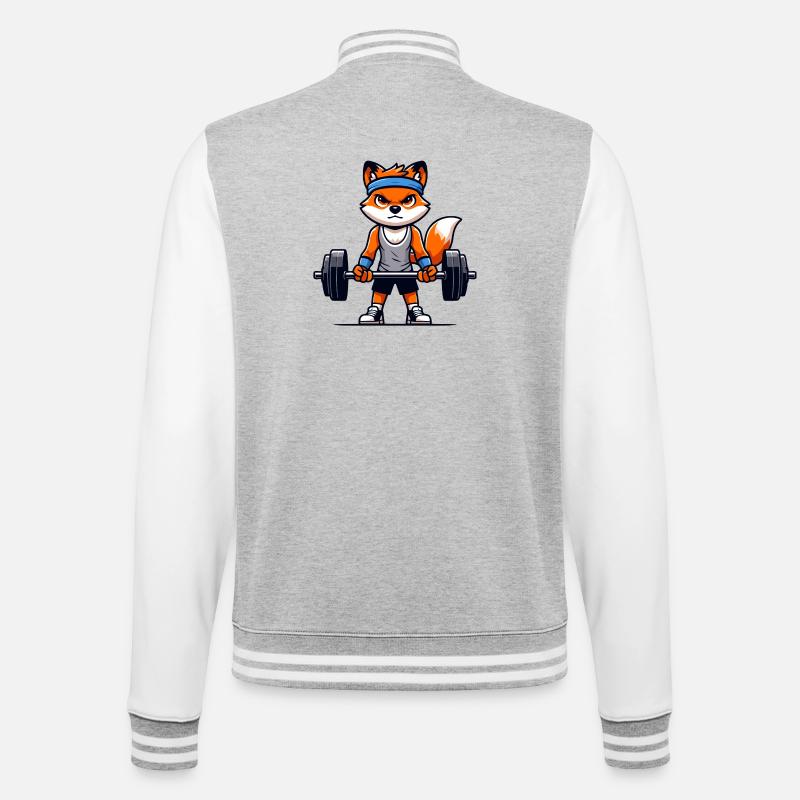 Fit Fox : un fer à repasser à pomper avec une intensité sur mesure - Veste Teddy - gris chiné / blanc