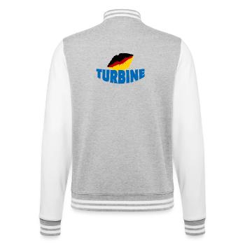 Turbine - Veste Teddy - gris chiné / blanc - Dos - Marisol (170cm)