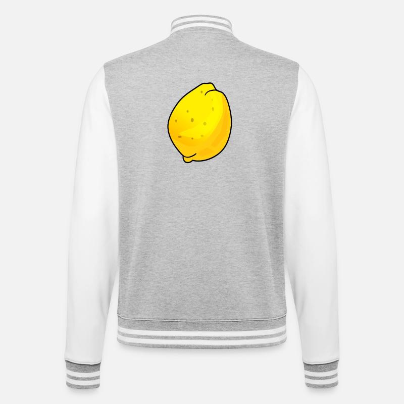 Coing - Veste Teddy - gris chiné / blanc