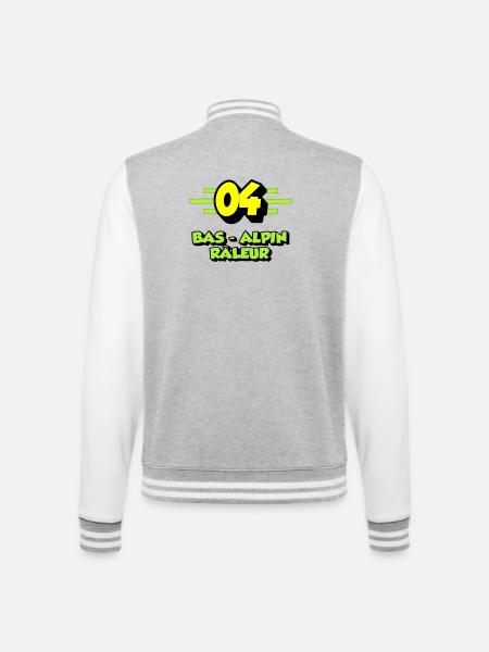 Grumbling Alpine Bottom - College Sweat Jacket - heather grey/white