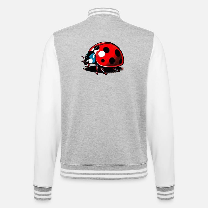 Ladybird - College Sweat Jacket - heather grey/white