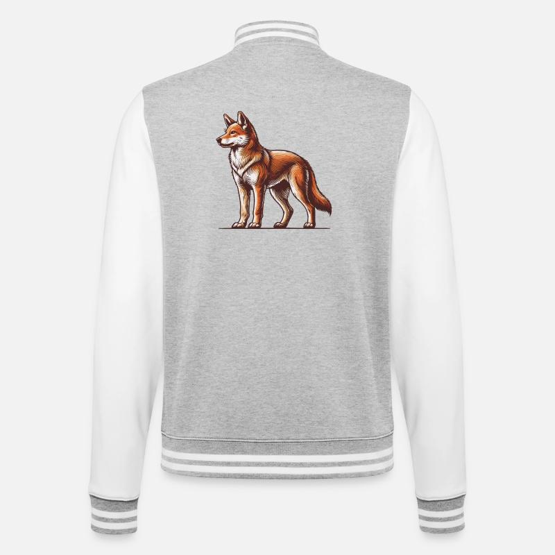 Dingo - Veste Teddy - gris chiné / blanc