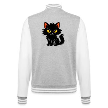 Chaton doux - Veste Teddy - gris chiné / blanc - Dos - Marisol (170cm)