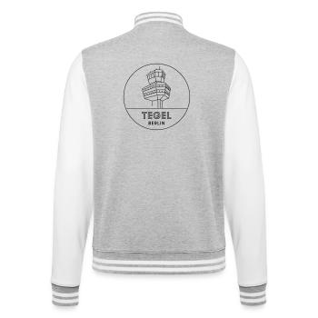 Tour TEGEL - Veste Teddy - gris chiné / blanc - Dos - Marisol (170cm)