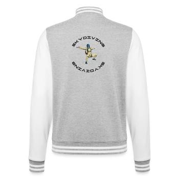 Parachutisme - Veste Teddy - gris chiné / blanc - Dos - Marisol (170cm)