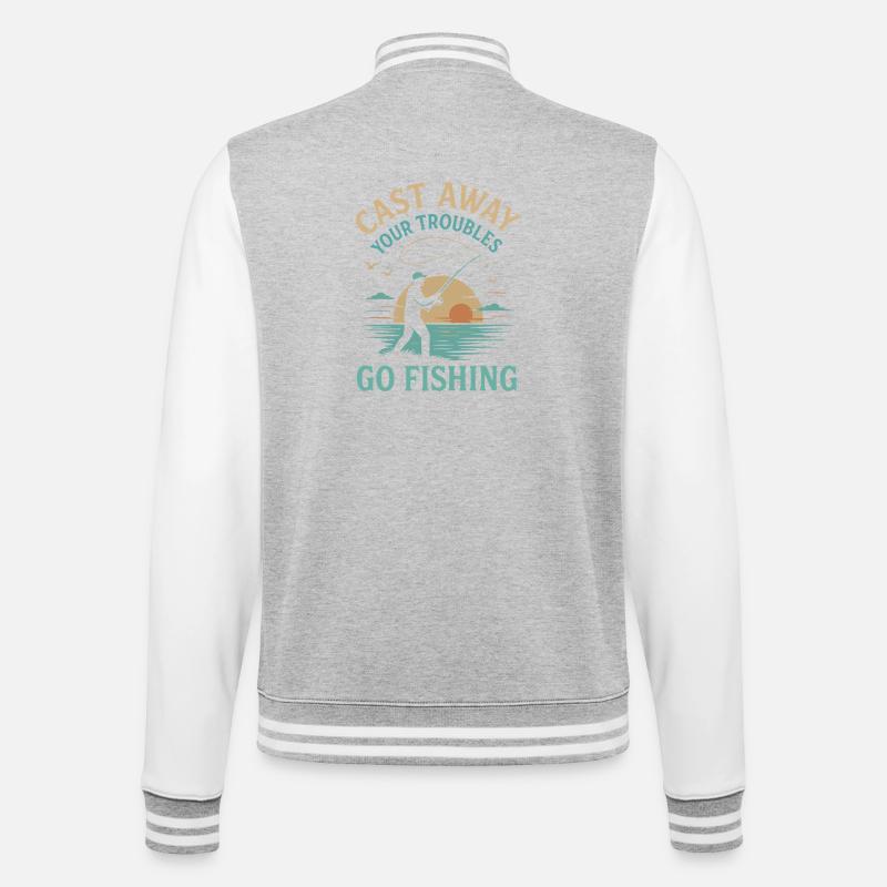 sudo apt-get install coffee - College Sweat Jacket - heather grey/white