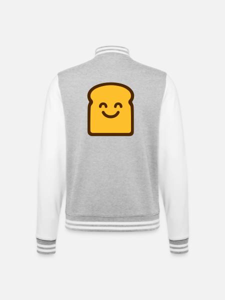 Toast mignon - Veste Teddy - gris chiné / blanc