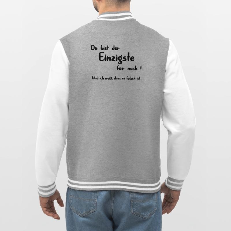 Der Einzigste College-Sweatjacke