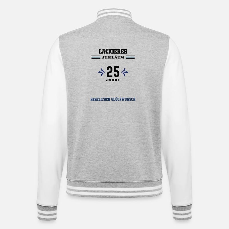 Painter 25th Anniversary 25th Anniversary - College Sweat Jacket - heather grey/white