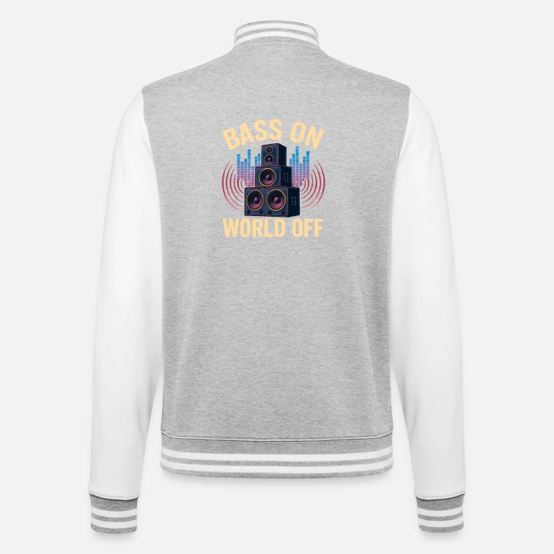 Techno Rave - Veste Teddy - gris chiné / blanc